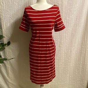Red striped Ralph Lauren dress